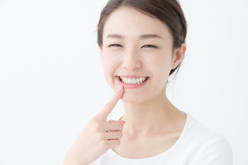 芸能人のような白い歯