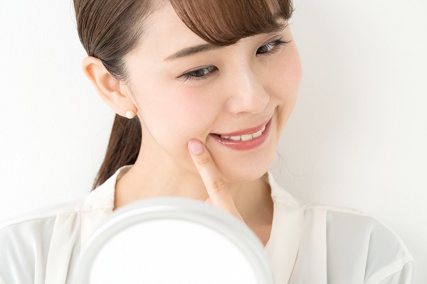 仮歯の状態でチェック